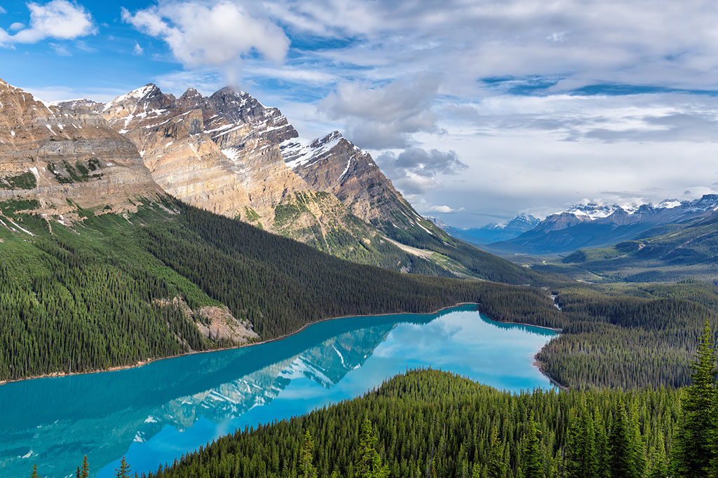 Peyto Lake Bow Valley Summit