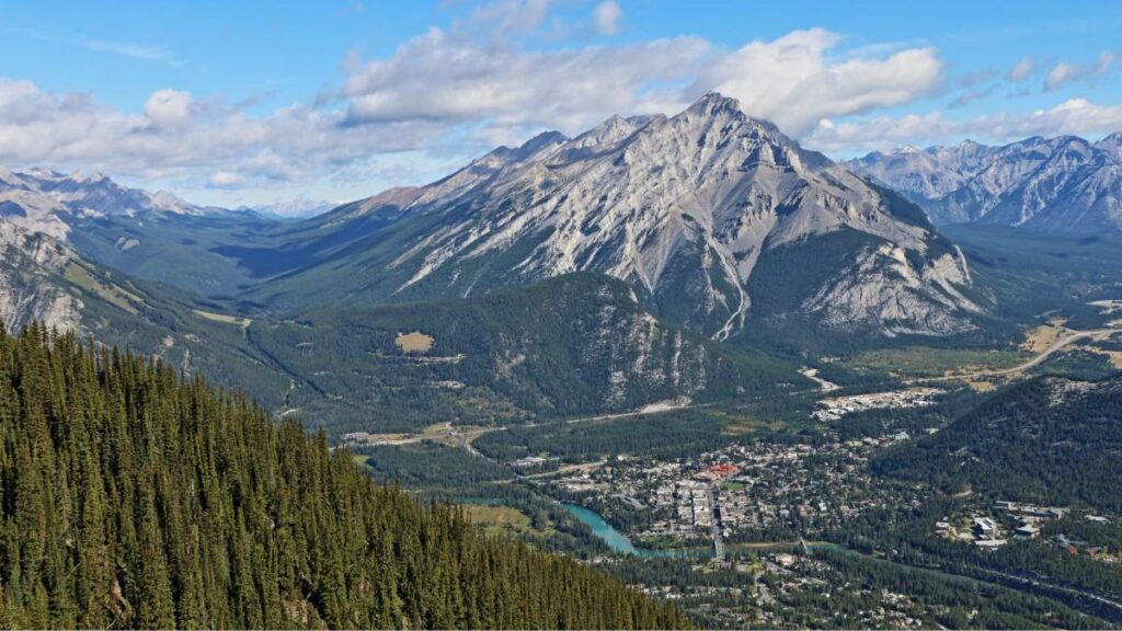 Cascade Mountain and the Banff Townsite